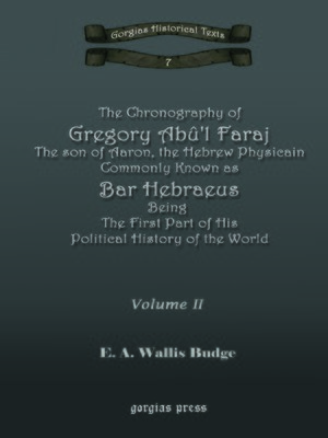 cover image of The Chronography of Bar Hebraeus